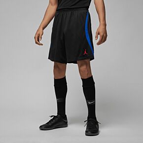 22-23 PSG x Jordan Dri-Fit Strike Shorts - Black/Blue/Crimson