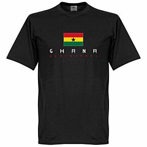 Ghana Black Stars Flag Tee - Black
