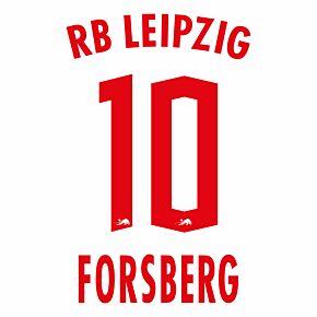 Forsberg 10 (Official Printing) - 22-23 RB Leipzig Home
