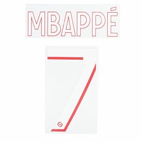Mbappé 7 (Official Ligue 1 Printing) - 23-24 PSG Home