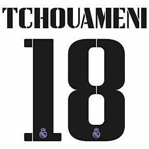 Tchouameni 18 (Official Cup Printing) - 22-23 Real Madrid Home