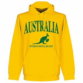 Australia Rugby Hoodie - Yellow