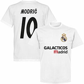 Galácticos Madrid Modric 10 Team T-shirt - White