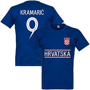 Croatia Kramaric 9 Team Tee - Ultram Mrine Blue
