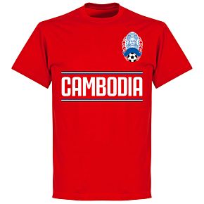 Cambodia Team T-Shirt - Red