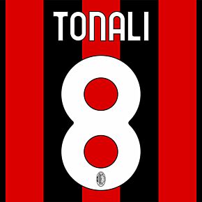 Tonali 8 (Official Printing) - 22-23 AC Milan Home