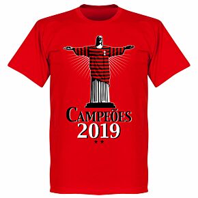 Flamengo 2019 Champions Christ T-Shirt - Red