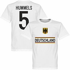 Germany Hummels 5 Team Tee - White