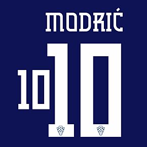 Modrić 10 (Official Printing) - 22-23 Croatia Away