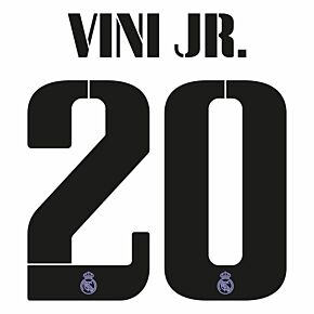 Vini Jr. 20 (Official Printing) - 22-23 Real Madrid Home/Away