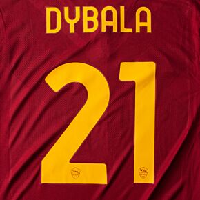 Dybala 21 (Official Printing) - 22-23 AS Roma Home