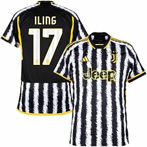 23-24 Juventus Home Shirt + Iling 17 (Official Printing)
