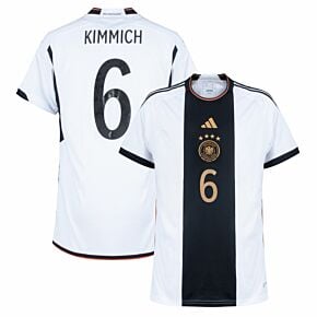 22-23 Germany Home Shirt + Kimmich 6 (Official Printing)
