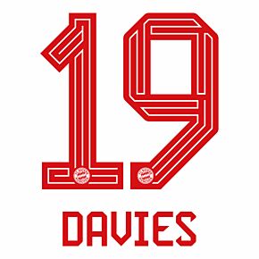 Davies 19 (Official Printing) - 23-24 Bayern Munich Home