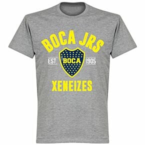 Boca Established T-shirt - Grey Marl