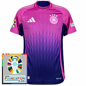 24-25 Germany Away Authentic Shirt incl. Euro 2024 & Foundation Tournament Patches