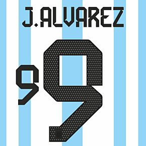 J. Alvarez 9 (Official Printing) - 22-23 Argentina Home