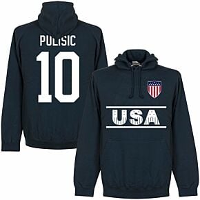 USA Team Pulisic 10 Hoodie - Navy