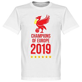 Liverpool Champions of Europe Tee - White