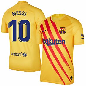 Nike Barcelona 4th Messi 10 Shirt 2019-2020 (Fan Style Printing)