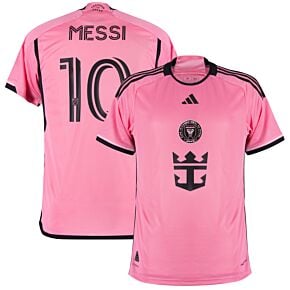 24-25 Inter Miami CF Home Authentic Shirt + Messi 10 (Official Printing)