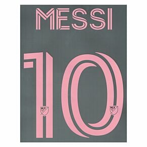 Messi 10 (Official Printing) - 2023 Inter Miami Away