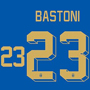 Bastoni 23 (Official Printing) - 22-23 Italy Home