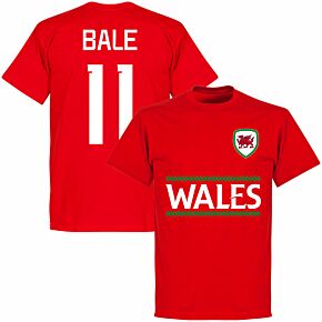 Wales Team Bale 11 T-shirt - Red