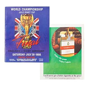 England vs West Germany World Cup Finals at Wembley Program - July 30, 1966