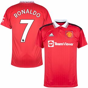 22-23 Man Utd Home Shirt + Ronaldo 7 (Premier League)