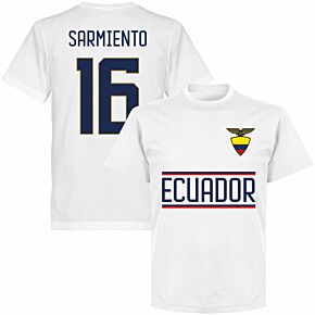 Ecuador Team Sarmiento 16 T-shirt - White