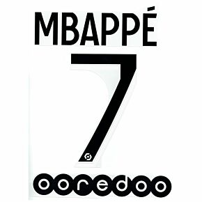 Mbappé 7 (Ligue 1 Printing) - 21-22 PSG Away