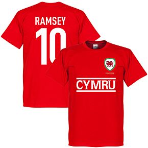 Cymru Ramsey Team Tee - Red