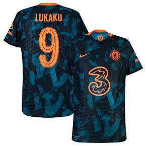 21-22 Chelsea 3rd Dri-Fit ADV Match Shirt + Lukaku 9 (Official Cup Printing)