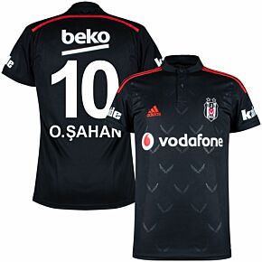 14-15 Besiktas Away Shirt + O.Şahan 10 (Fan Style Printing)