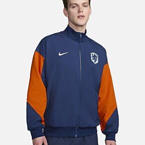 24-25 Holland Dri-Fit Strike Anthem Jacket - Blue Void/Safety Orange/White