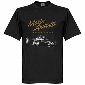 Mario Andretti Tee - Black