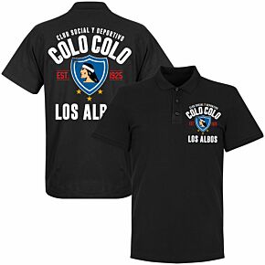 Colo Colo Established Double Crested Polo Shirt - Black