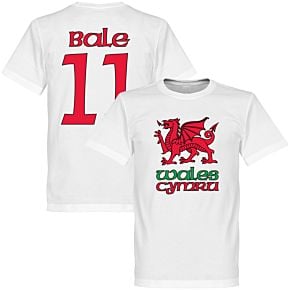 Welsh Dragon Bale Tee - White