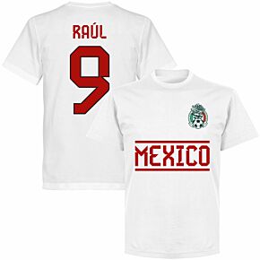 Mexico Rául 9 Team T-shirt - White