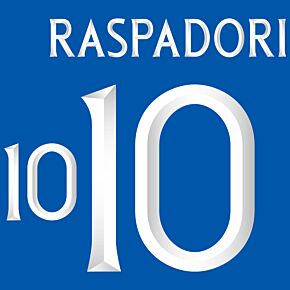 Raspadori 10 (Official Printing) - 23-24 Italy Home