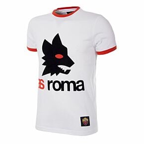 AS Roma Retro Logo Tee - White