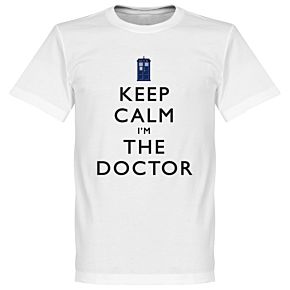 Keep Calm I'm The Doctor Tee - White