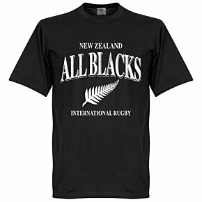 New Zealand All Blacks Rugby Tee - Black