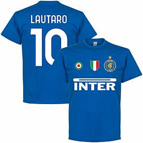 Inter Team Lautaro 10 T-shirt - Royal