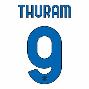 Thuram 9 (Official Printing) - 23-24 Inter Milan Away