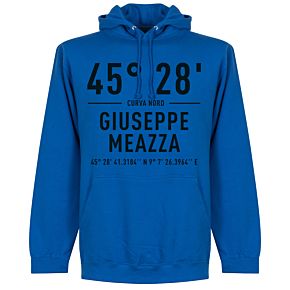Inter Giuseppe Meazza Coordinates Hoodie - Royal