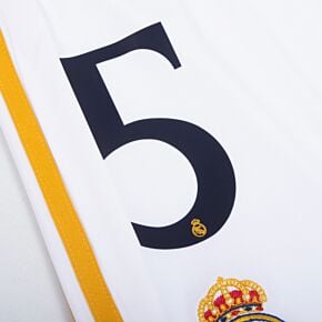 Short No.5 (Official Cup Style) - 23-24 Real Madrid Home