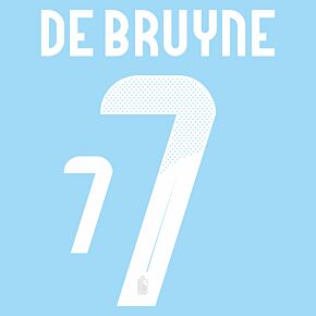 De Bruyne 7 (Official Printing) - 24-25 Belgium Away