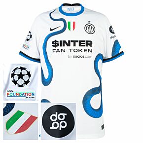 21-22 Inter Milan Away Shirt + UCL/Foundation + Scudetto + Digitalbits